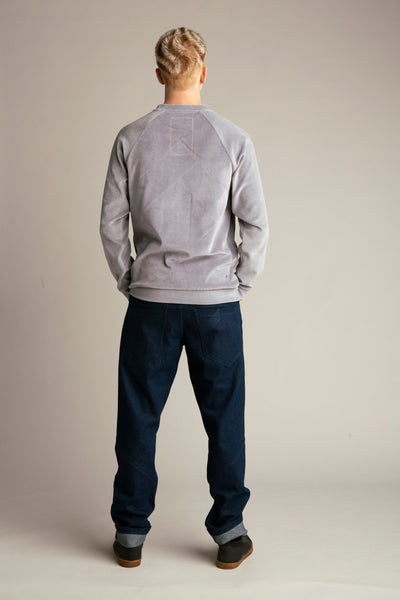 Sweatshirt for men | Grey, white