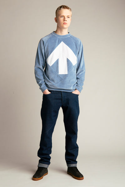 Sweatshirt for men | Blue, white