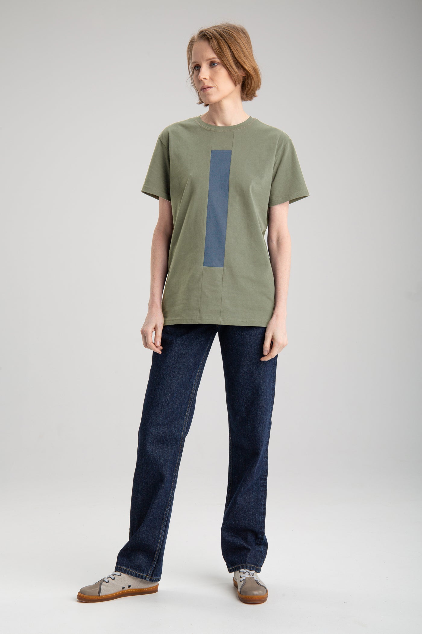 Up-shirt for women - I motif | Green, Blue
