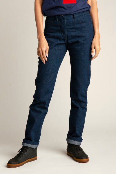 Naiste mitte-stretch teksad | Sinine