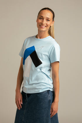 Up-shirt for women | Blue, Team Estonia