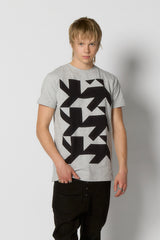 AUS/KARU lion up-shirt for men | Grey, black