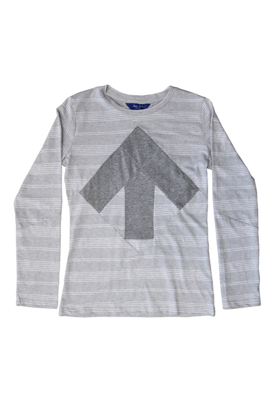 Up-shirt for women, long sleeves | Light grey, grey - Reet Aus