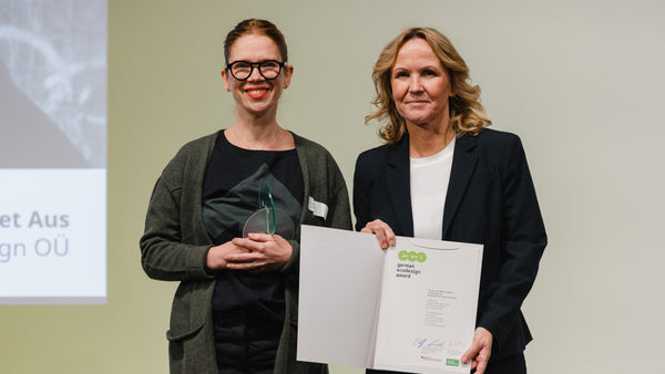 Reet Aus won Germany's most prestigious ecodesign award