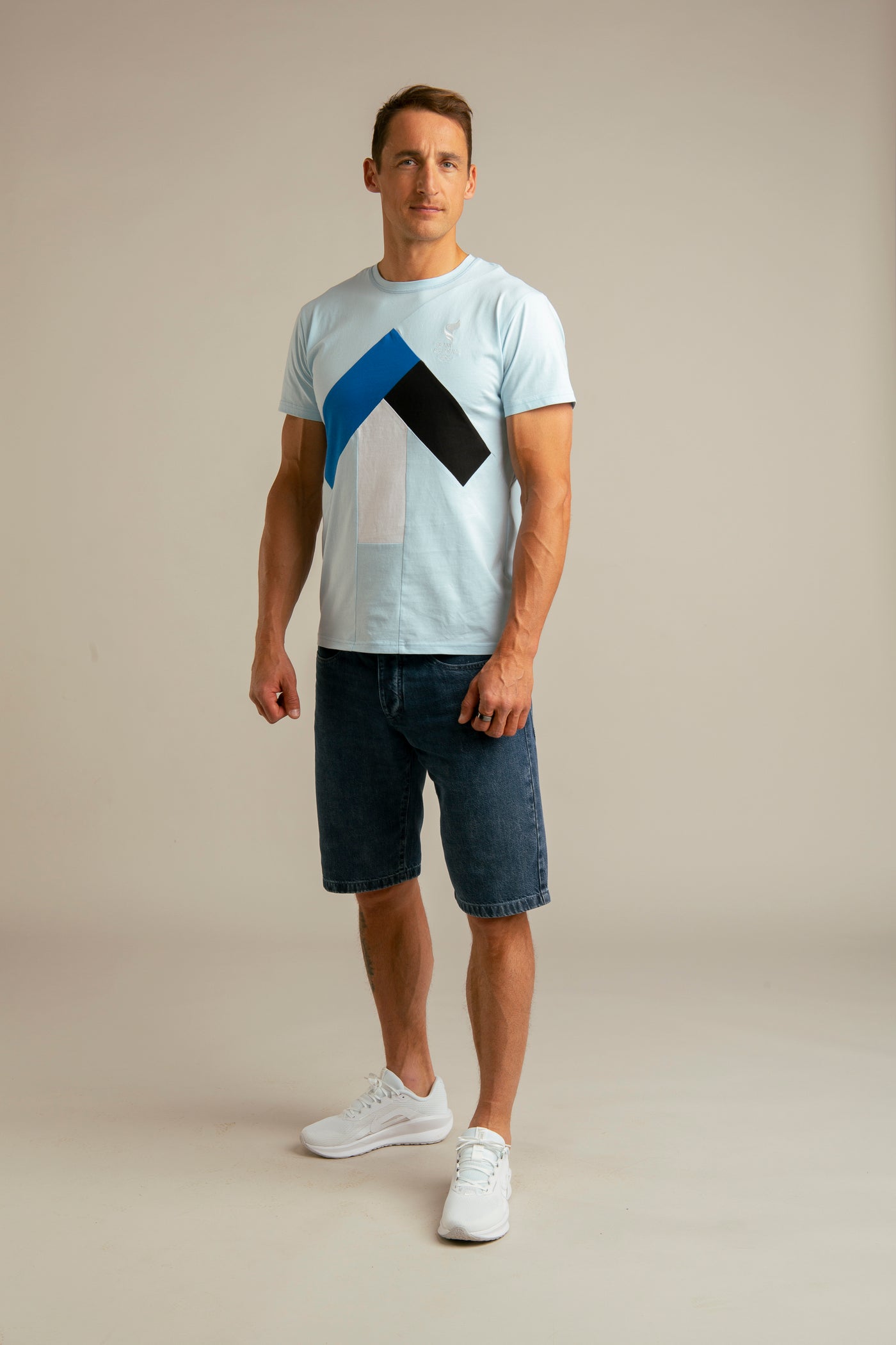 Up-shirt for men | Blue, Team Estonia