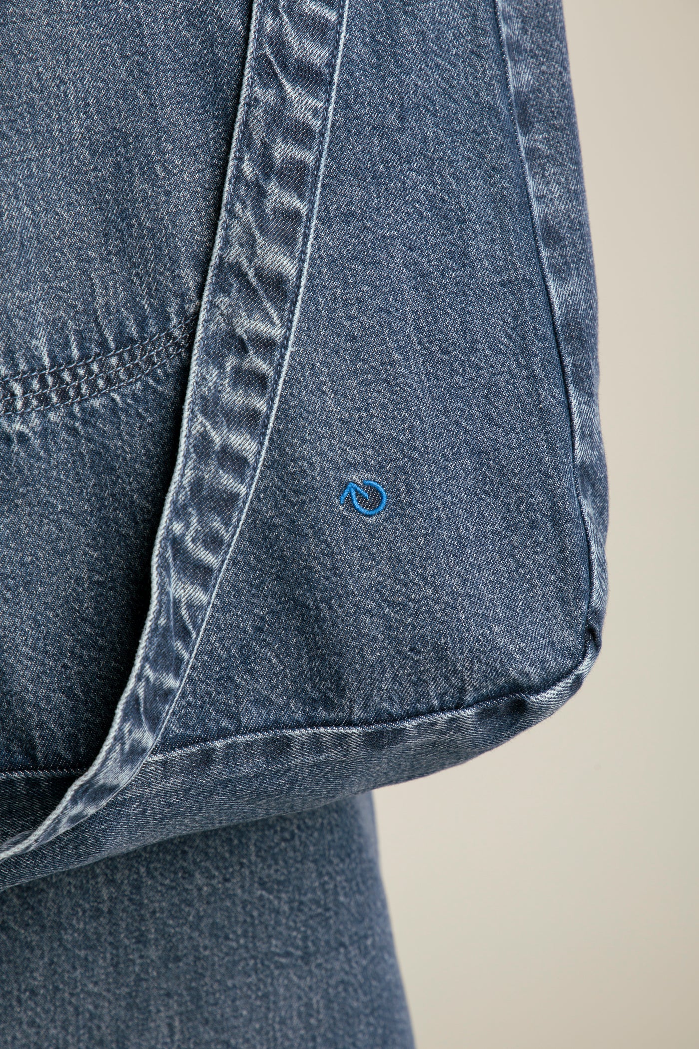 Recycled denim tote bag | Blue, Team Estonia