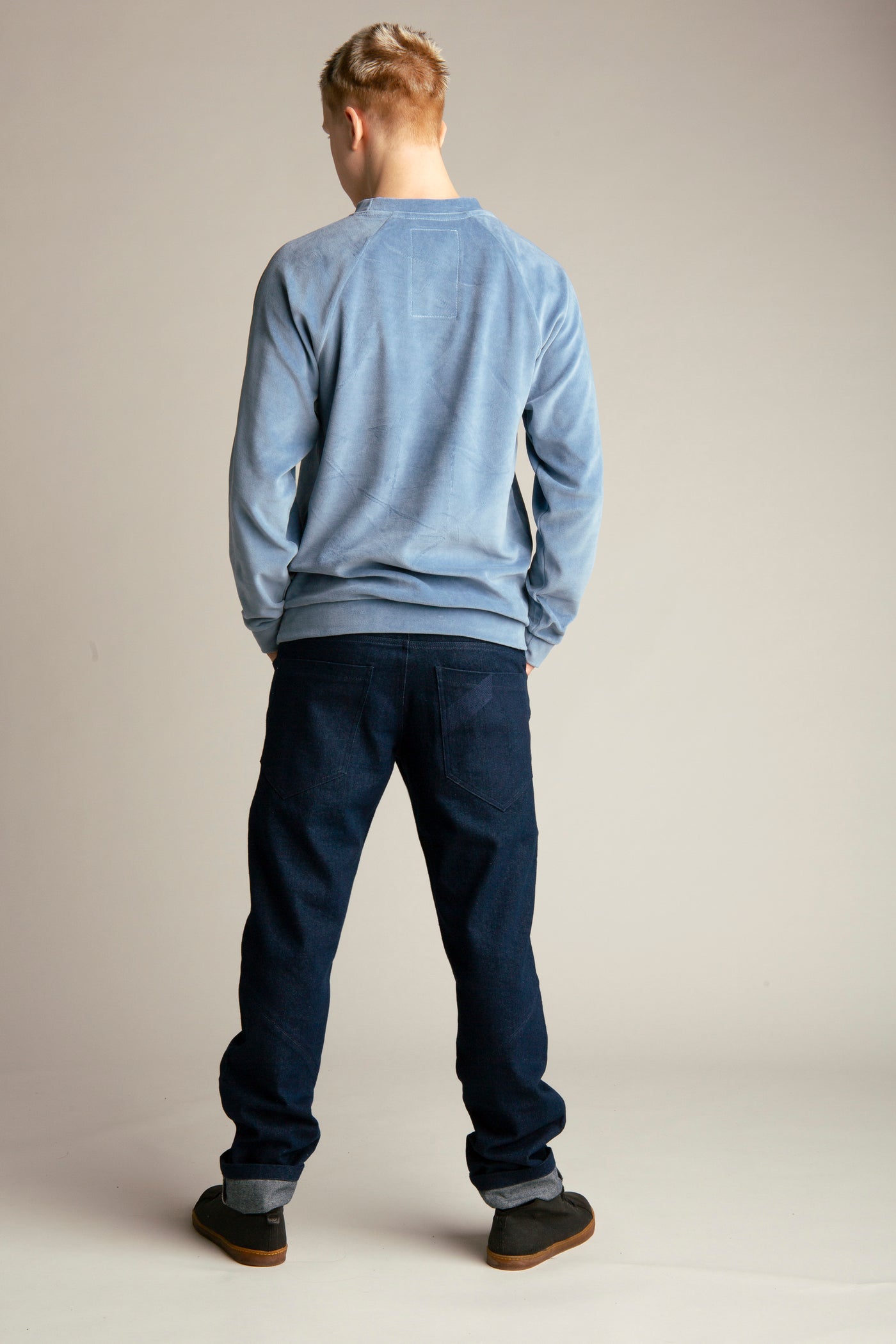 Sweatshirt for men | Blue, white