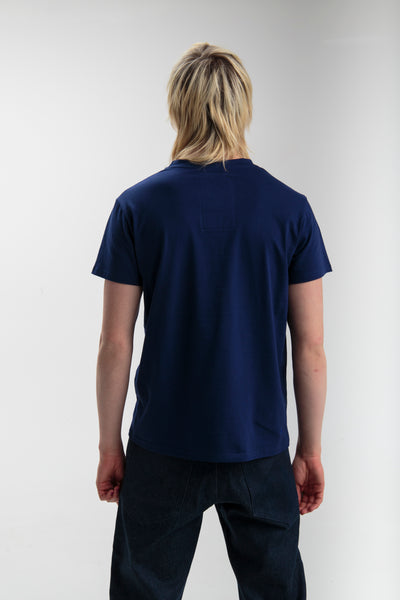 Up-shirt for men | Dark blue, tricolor