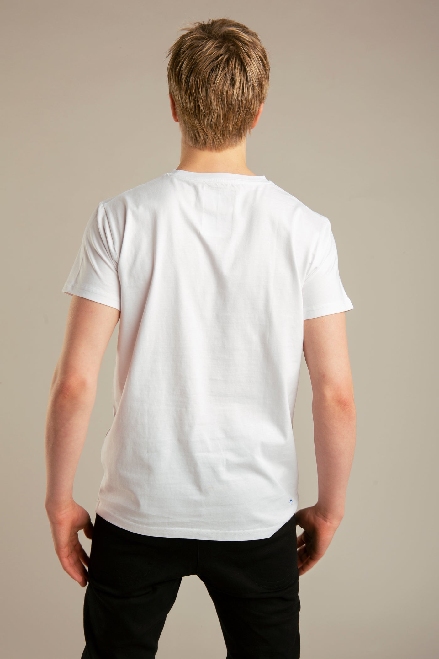 Up-Shirt für Herren, Taube Motiv | Weiß, trübes Blau