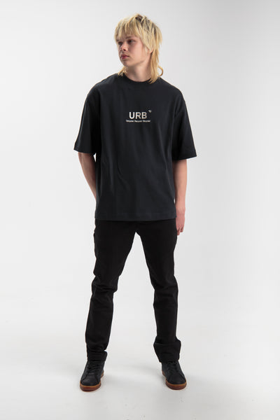 Oversized T-shirt for men, URB I Black
