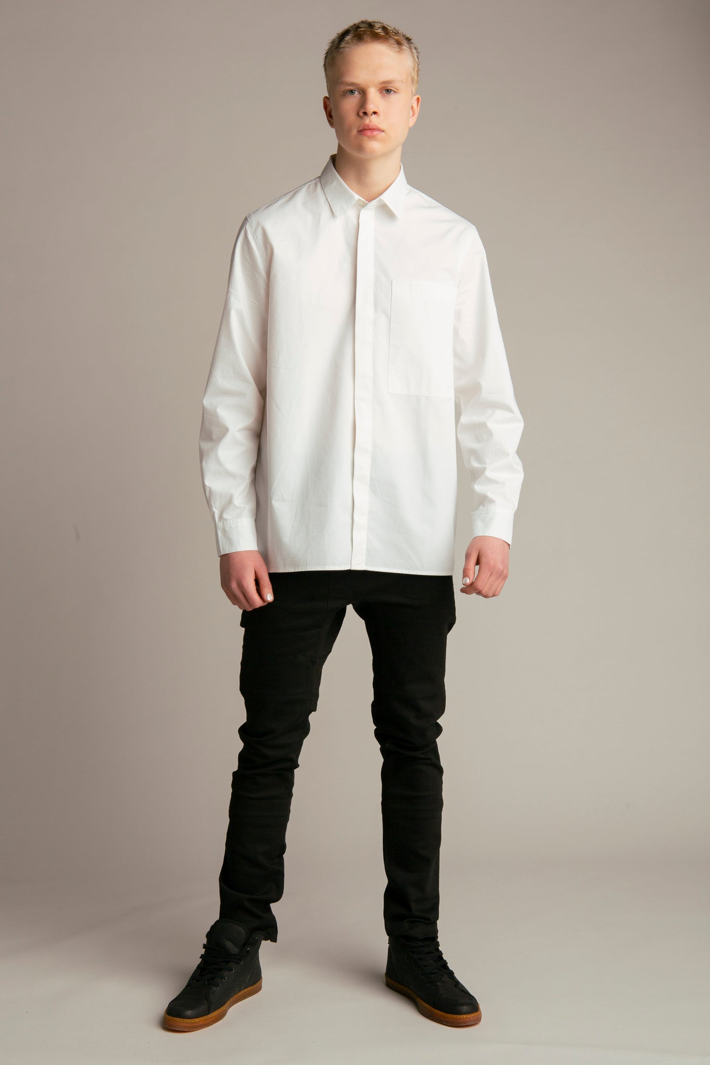 Regular fit shirt for men | White