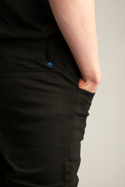 Asymmetric trousers | Black