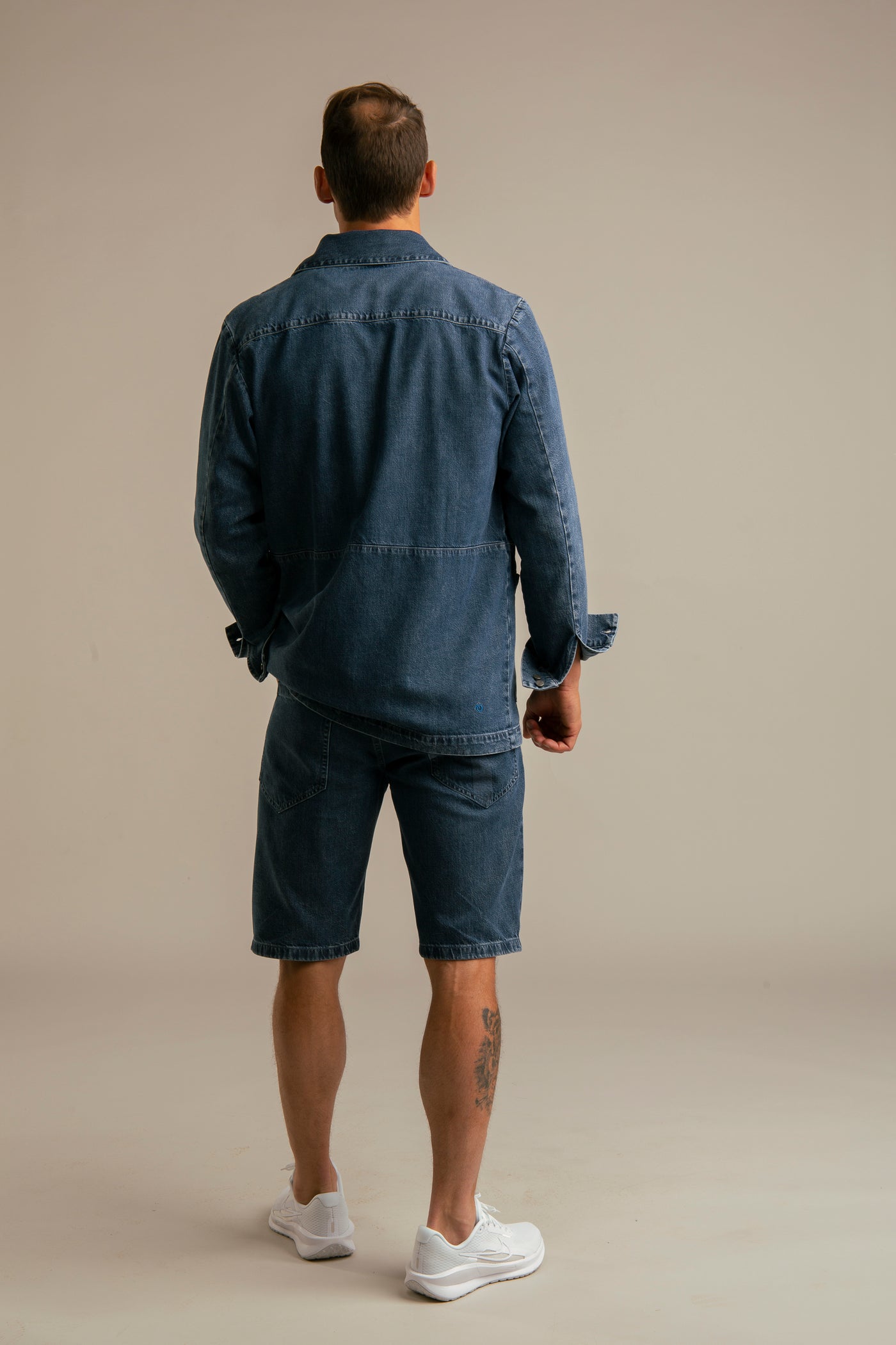 Recycled Denim Jacket for Men | Blue, Team Estonia