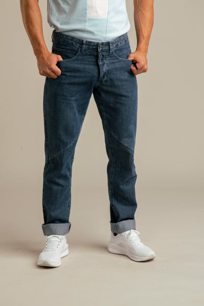 Recycled Denim Jeans for Men | Blue