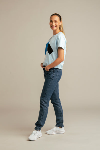 Recycled Denim Jeans for Women | Blue