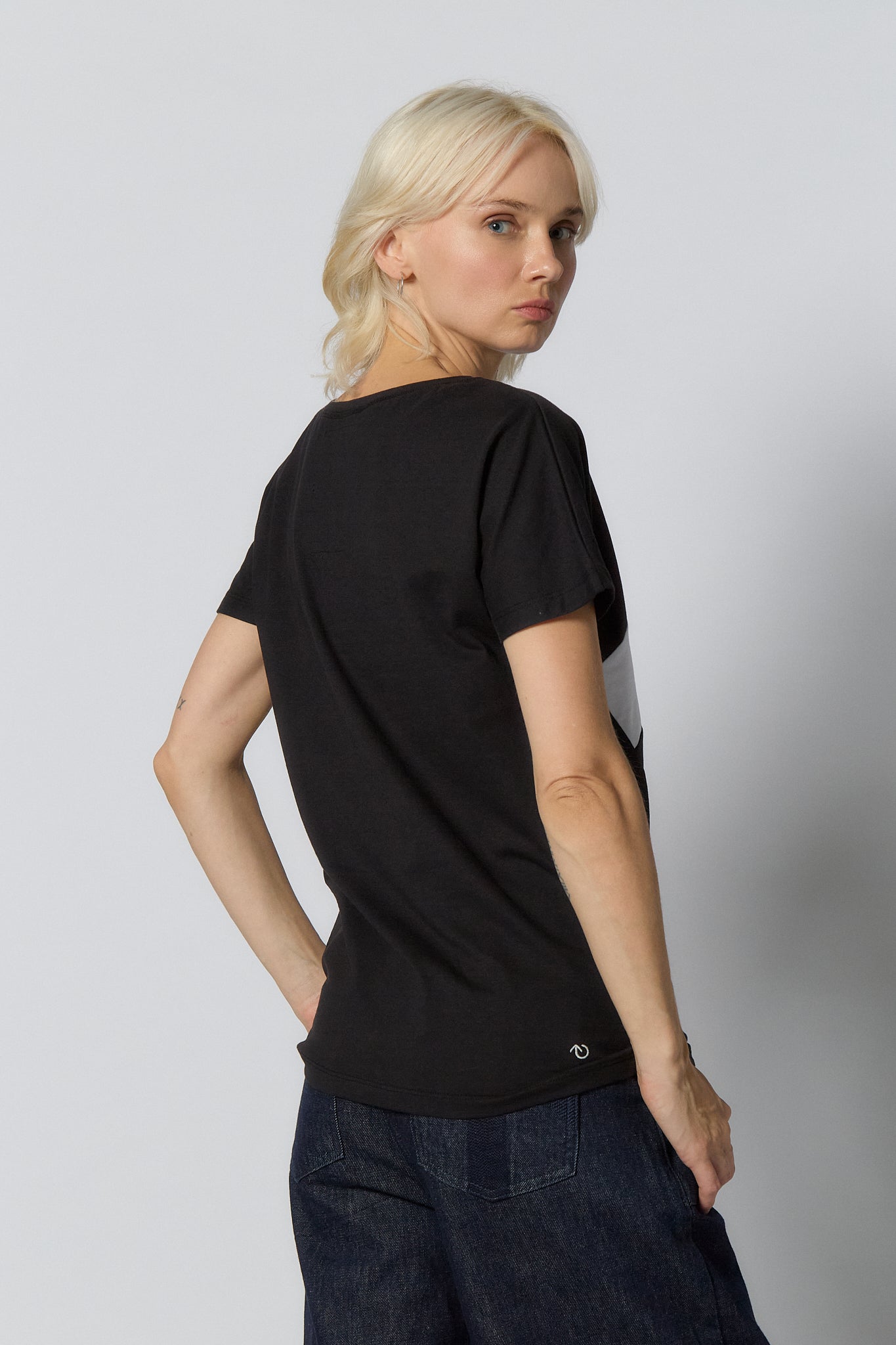 Up-Shirt für Damen | Schwarz, weiß