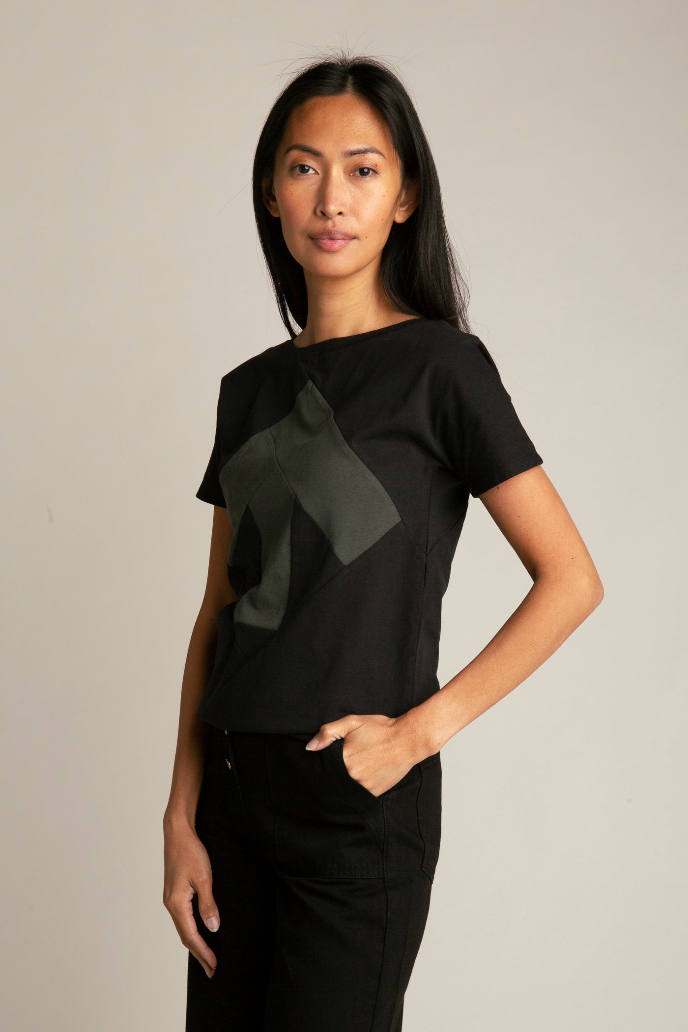 Up-Shirt für Damen | Schwarz, Grün