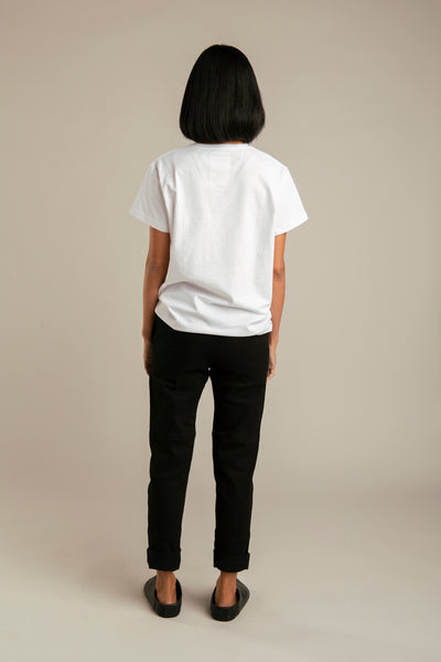 Up-Shirt für Damen, Taube Motiv | Weiß