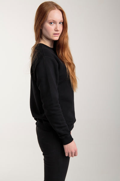 Basic sweatshirt for women | Black