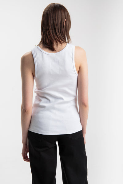 Tank top for women, Basic | White, white