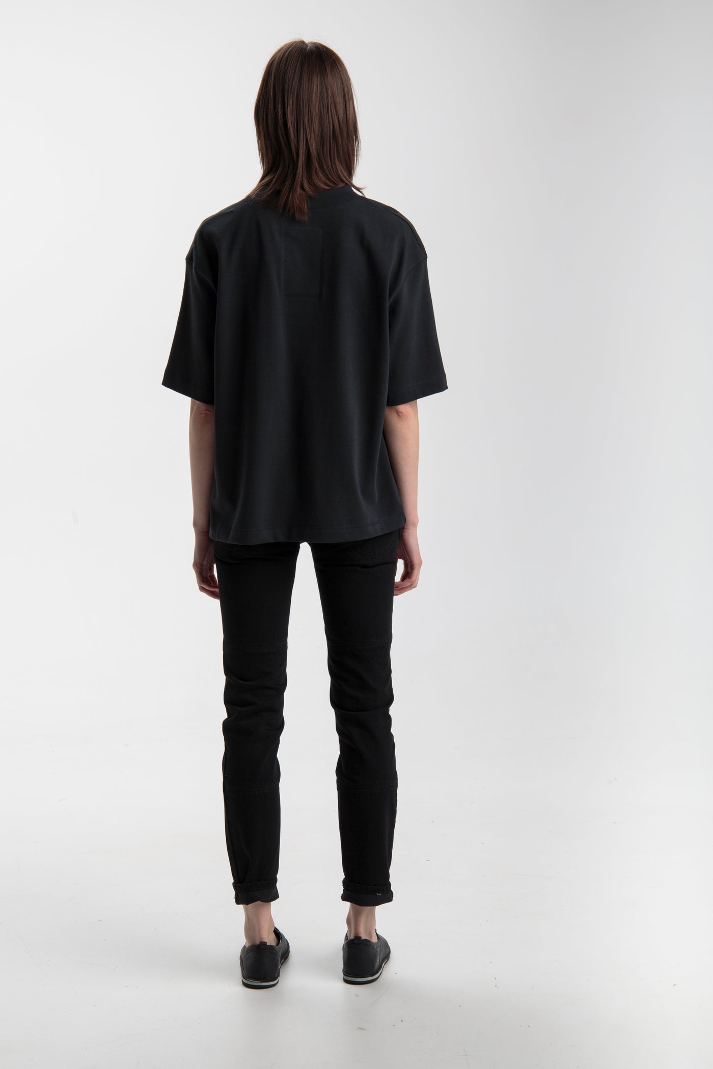 Oversized T-shirt for women, URB I Black