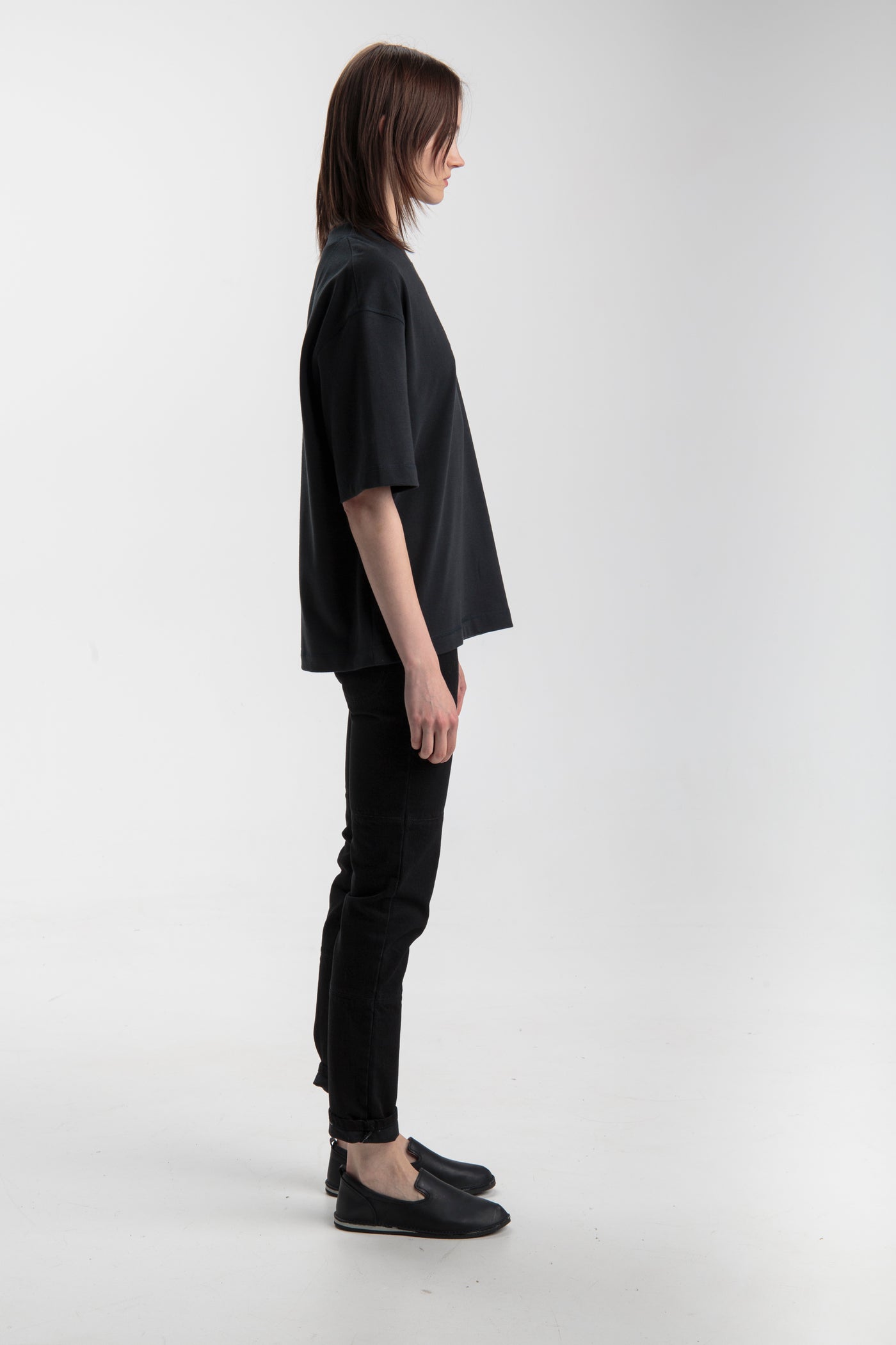 Oversized T-shirt for women, URB I Black