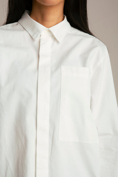 Regular fit shirt for women | White