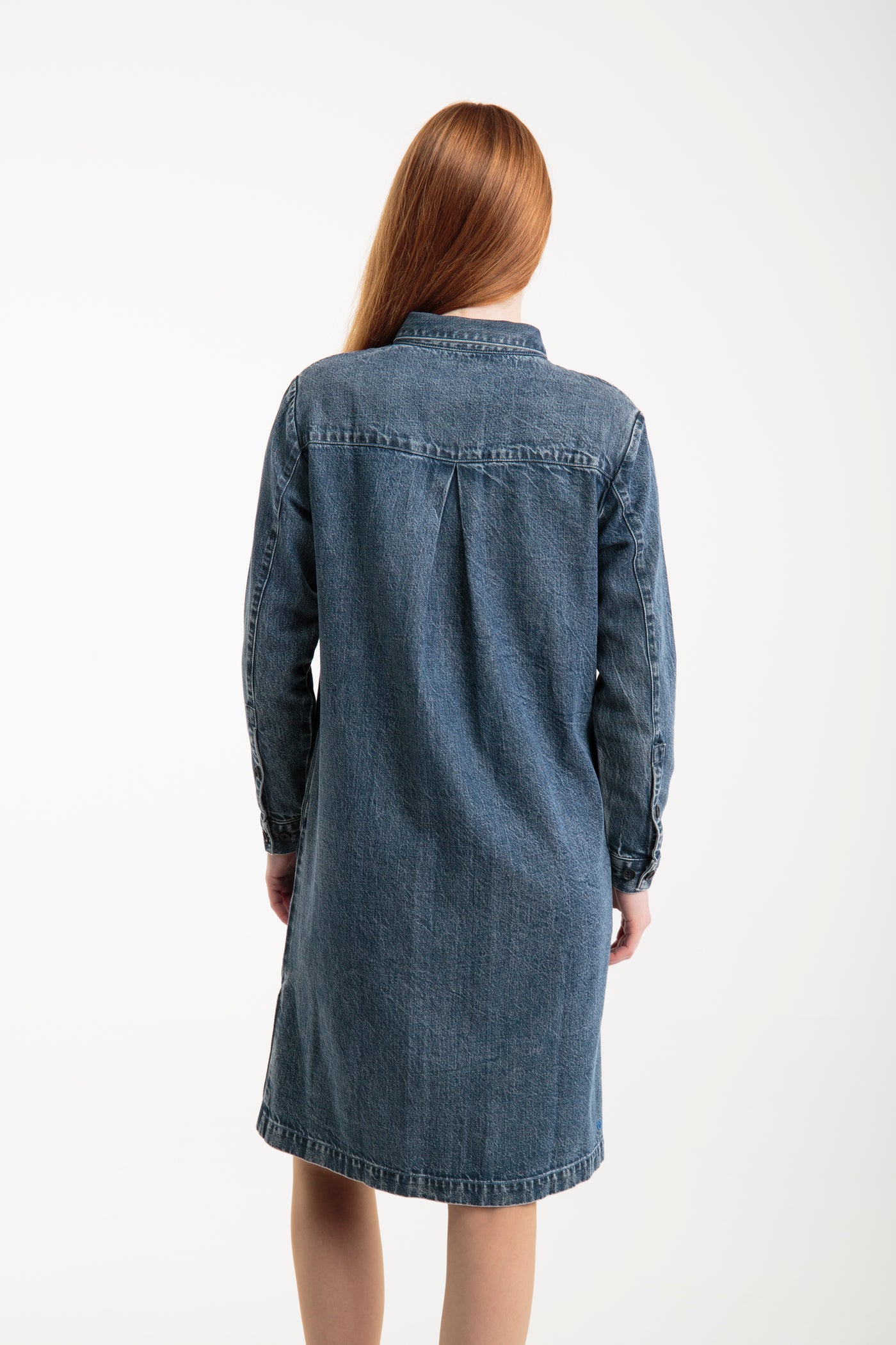 Recycled Denim Dress | Blue
