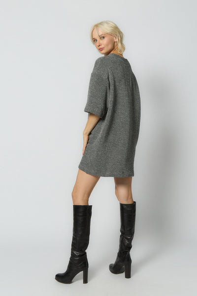 Oversized Tunic for Women | Black-white
