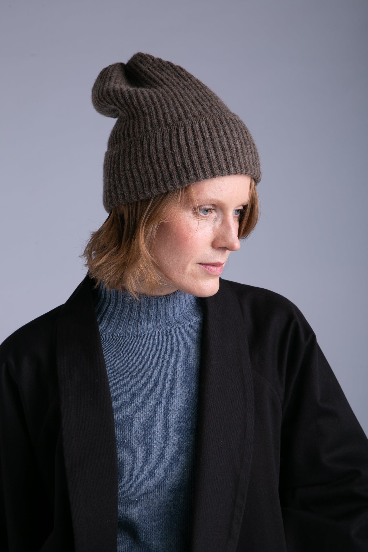 Knitted Unisex Beanie | Brown - Reet Aus