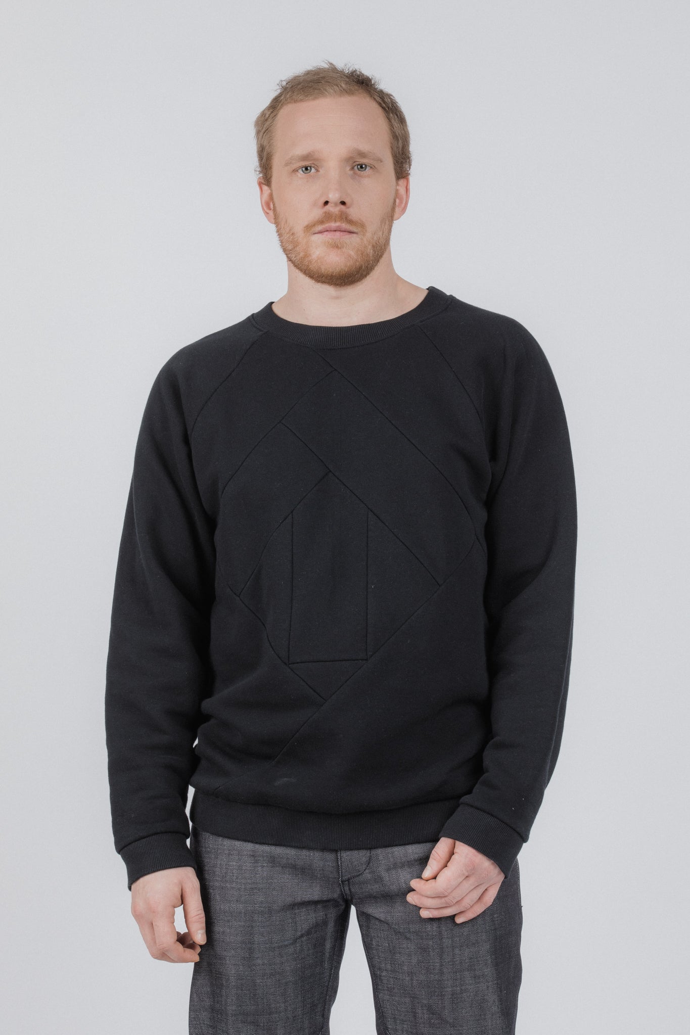 Sweatshirt for men | Black, black - Reet Aus