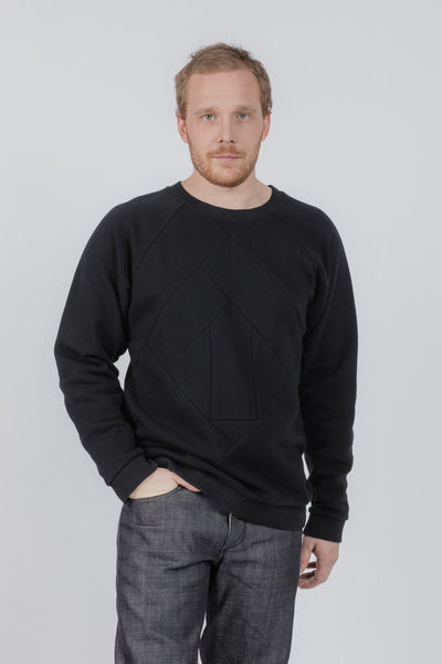 Sweatshirt for men | Black, black - Reet Aus