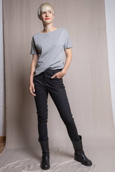 High waisted skinny jeans | Black - Reet Aus