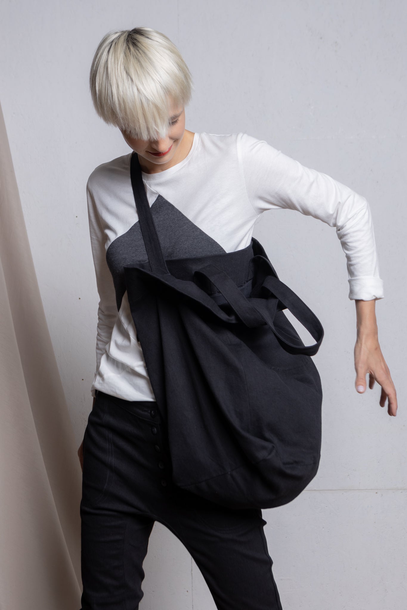 Big denim bag | Black - Reet Aus