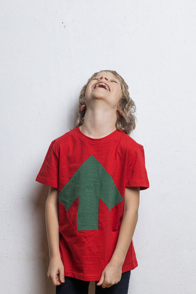 Christmas up-shirt for kids | Red, green - Reet Aus