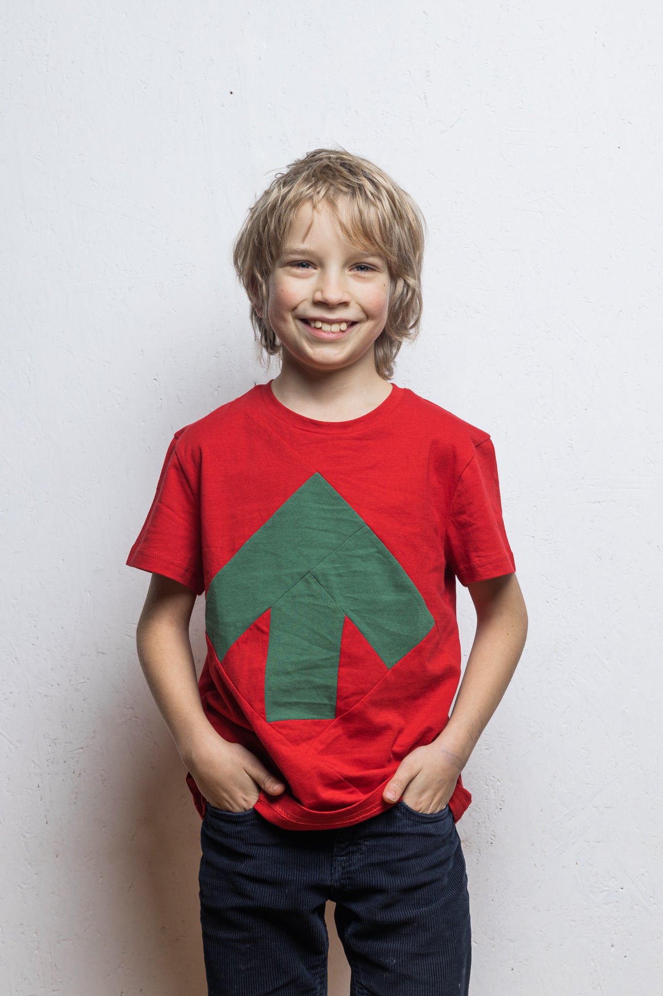 Christmas up-shirt for kids | Red, green - Reet Aus