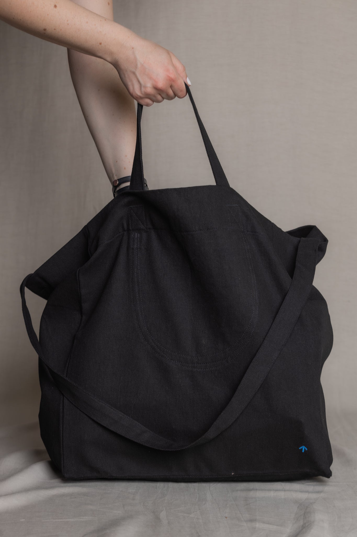 Big denim bag | Black - Reet Aus