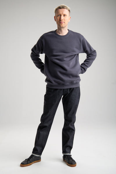 Basic sweatshirt for men | Dark Grey