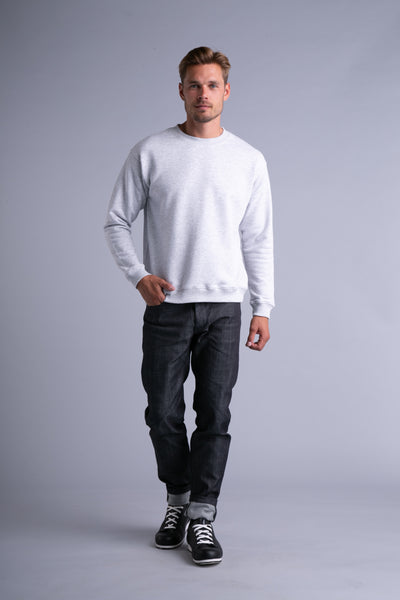 Basic sweatshirt for men | Light grey - Reet Aus