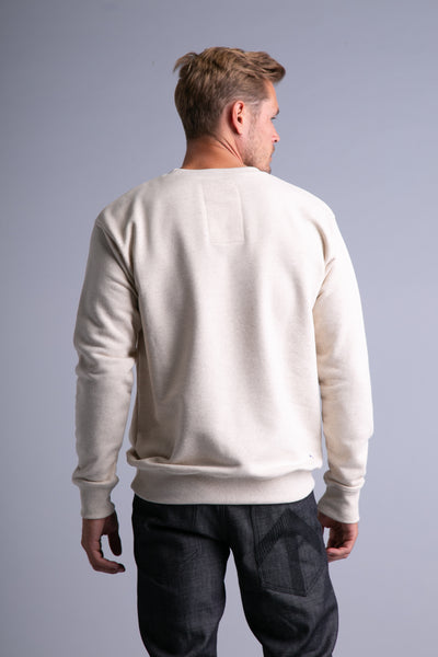 Basic sweatshirt for men | Beige - Reet Aus
