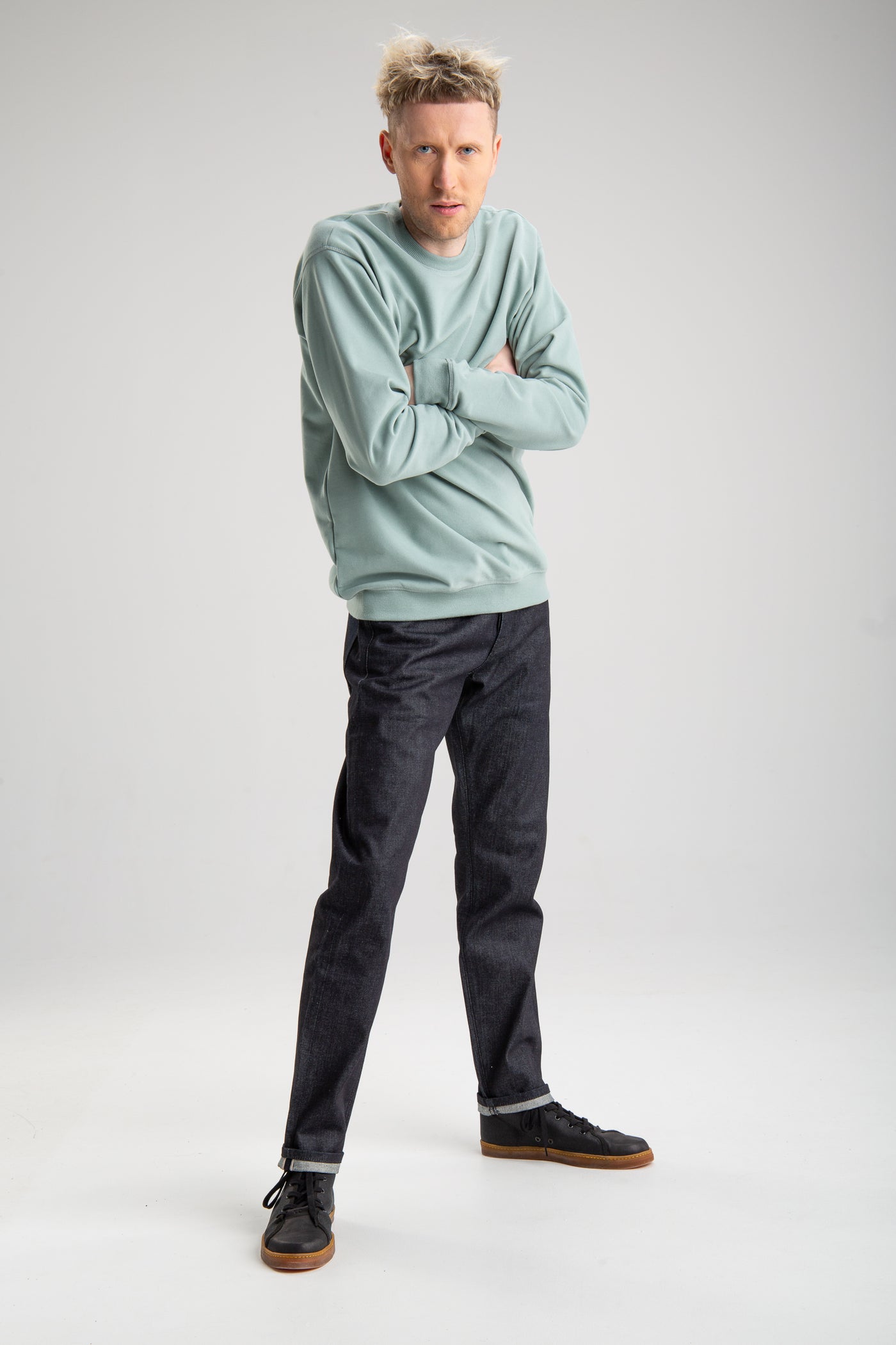 Pullover für Herren, Basic | Hellgrün