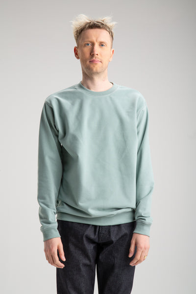 Basic sweatshirt for men | Light Green
