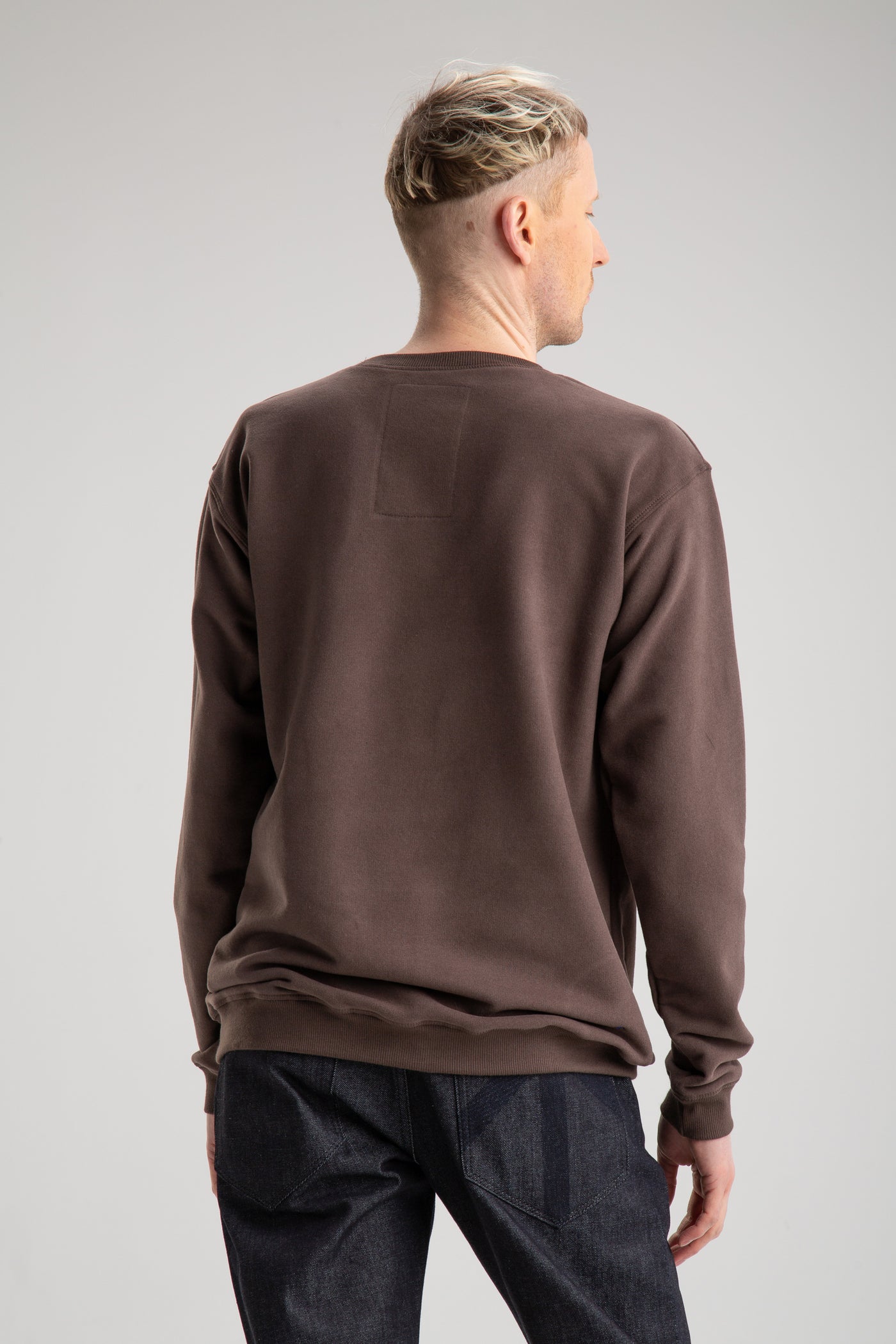 Basic sweatshirt for men | Brown