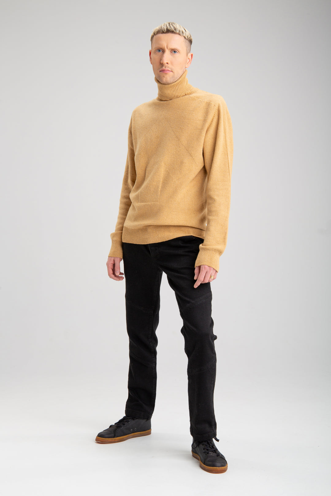 Mens yellow turtleneck shirts new arrivals