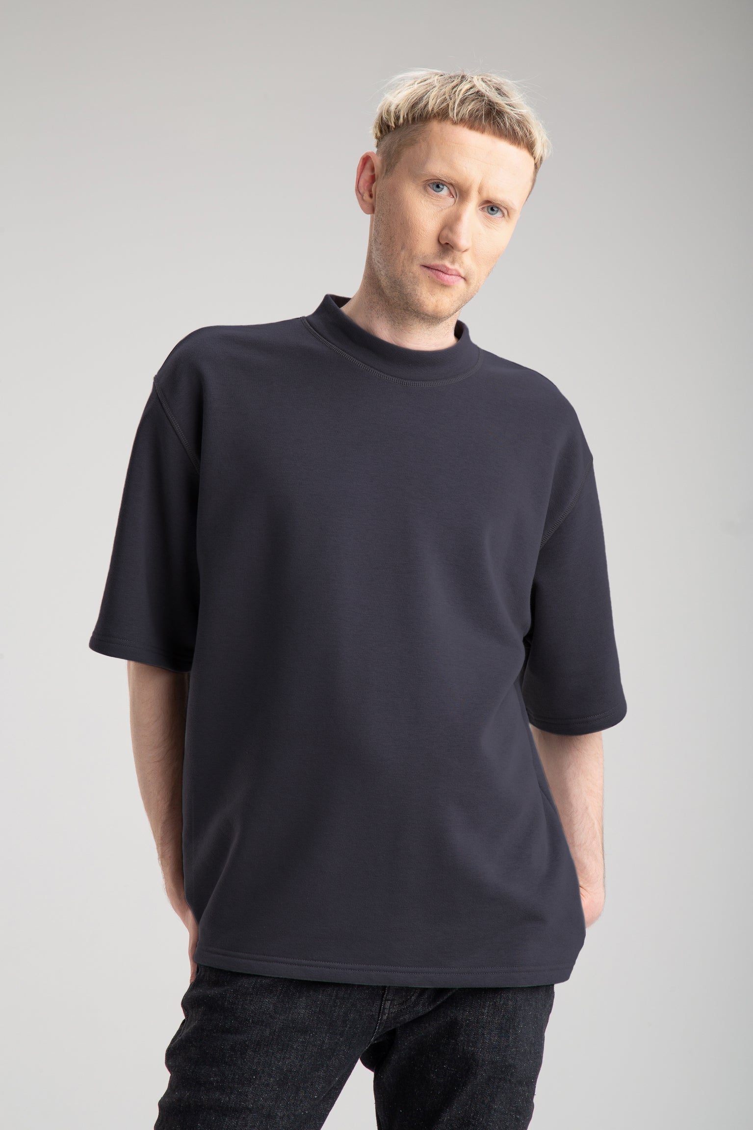 nike grey oversized t shirt