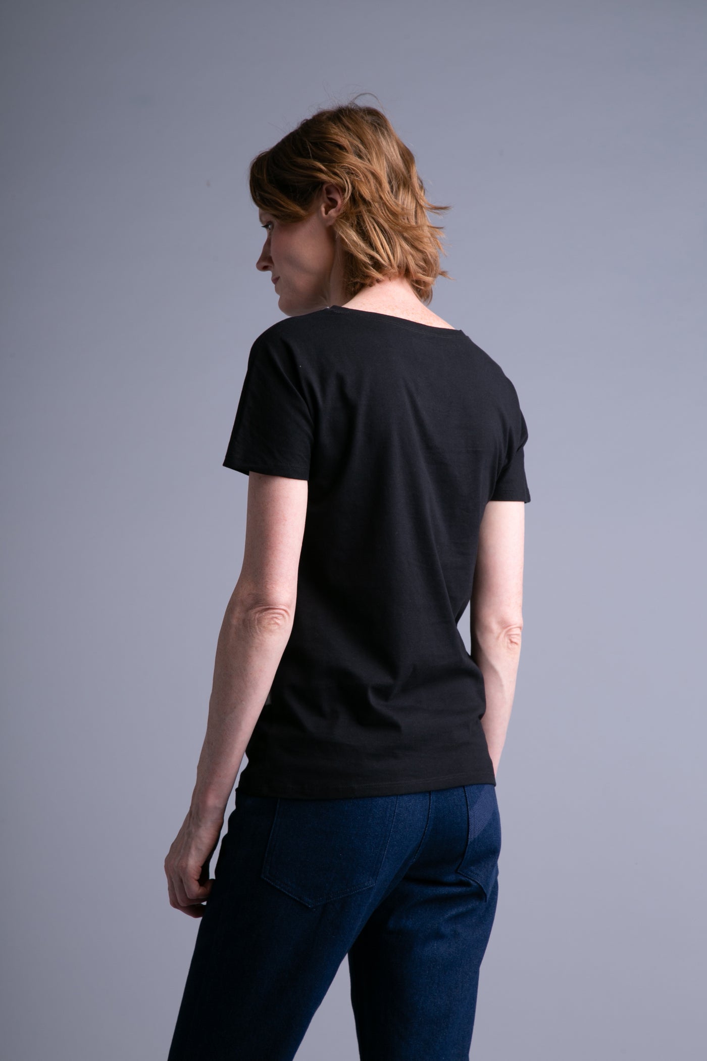 LIMITED EDITION: Up-Shirt für Damen, das Licht | Schwarz, beige