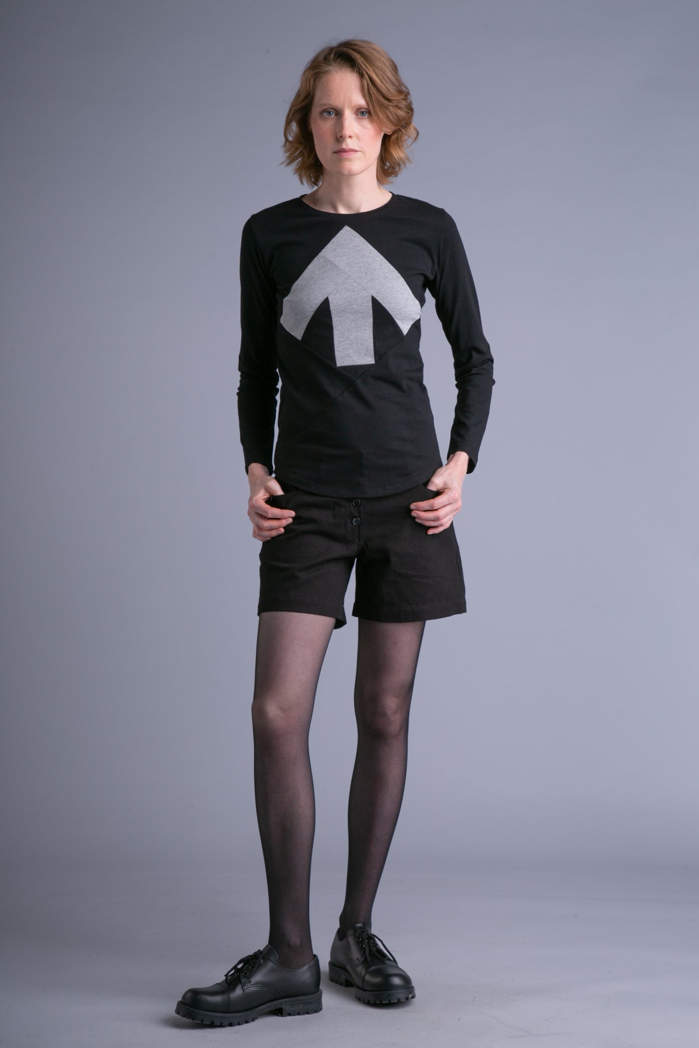 Denim shorts for woman | Black - Reet Aus