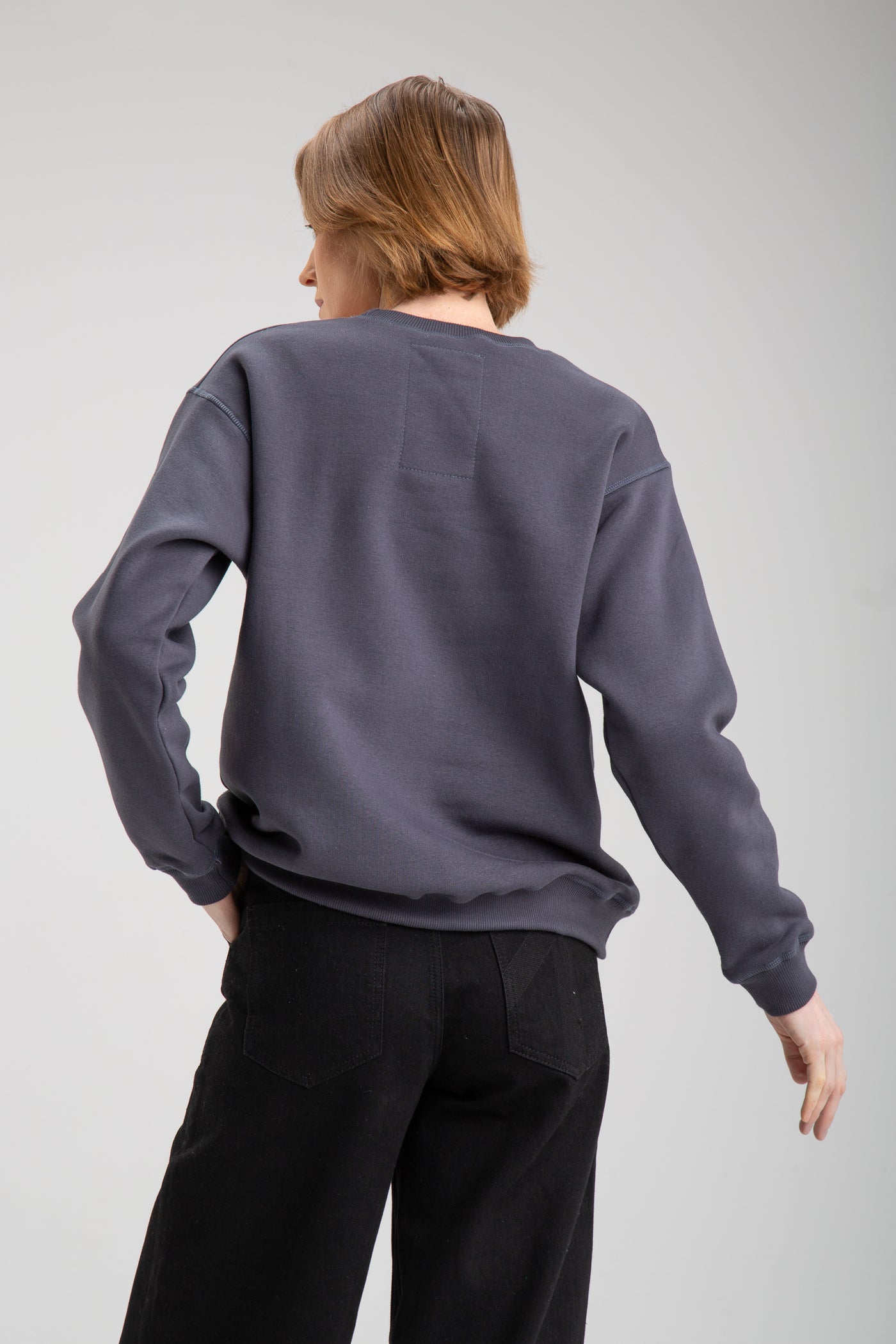 Basic sweatshirt for women | Dark Grey