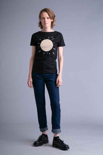 LIMITED EDITION: Up-shirt for women, The Light | Black, beige