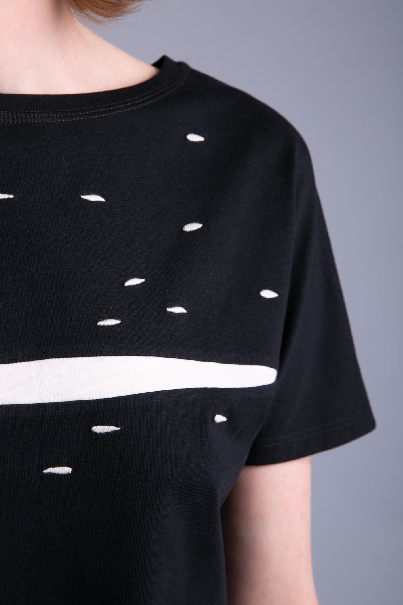 LIMITEERITUD KOLLEKTSIOON: Naiste up-shirt, Valgus | Must, beež